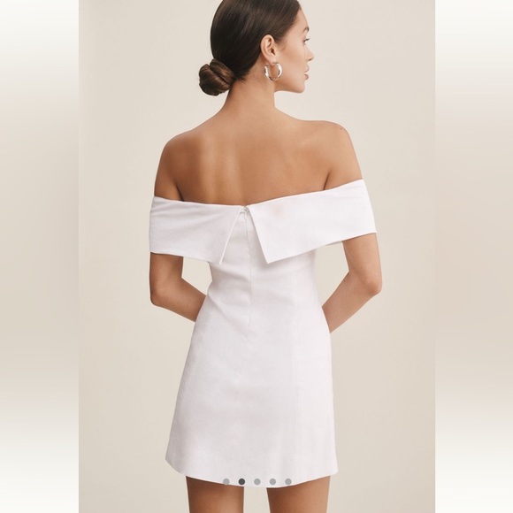 BHLDN White Off-Shoulder Dress - Picture 2 of 7